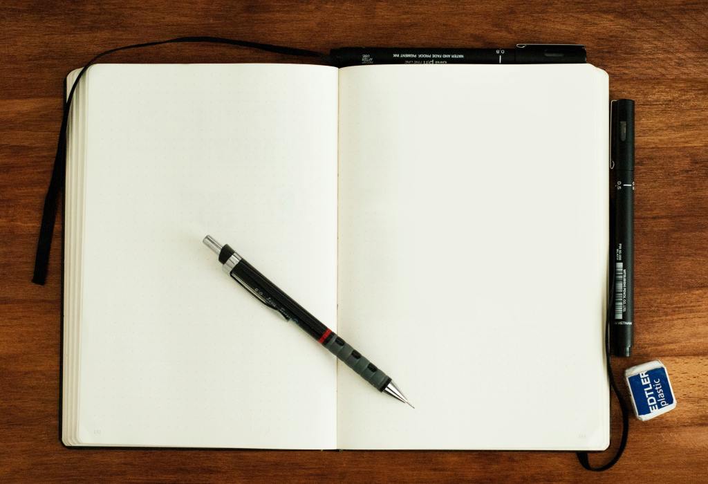 A Plain notebook empty 